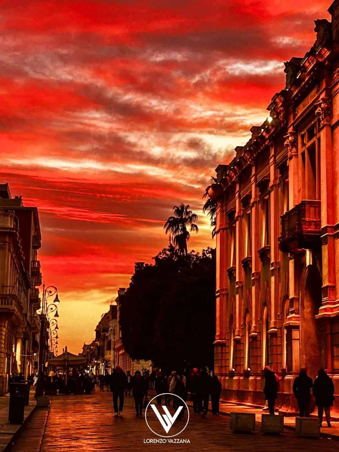 Tramonto d’amore sul Corso Garibaldi\n