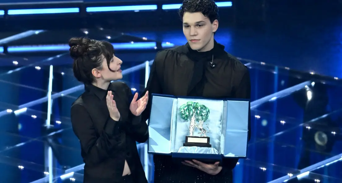 Sanremo, Nicolò Filippucci vincitore delle Nuove proposte con la sua Laguna\n