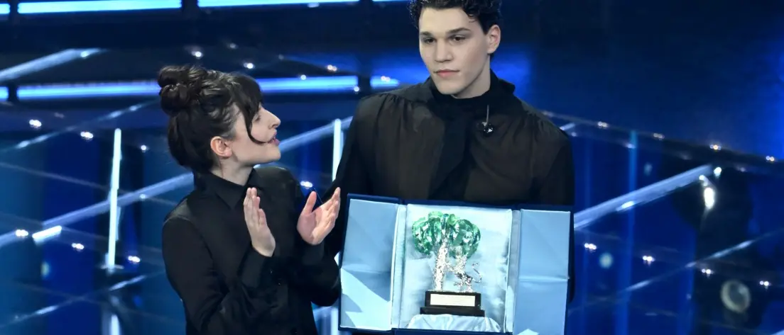 Sanremo, Nicolò Filippucci vincitore delle Nuove proposte con la sua Laguna\n