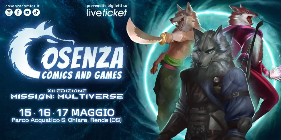 Cosenza Comics and Games 2026, tutto pronto per la nuova edizione “Mission: Multiverse”\n