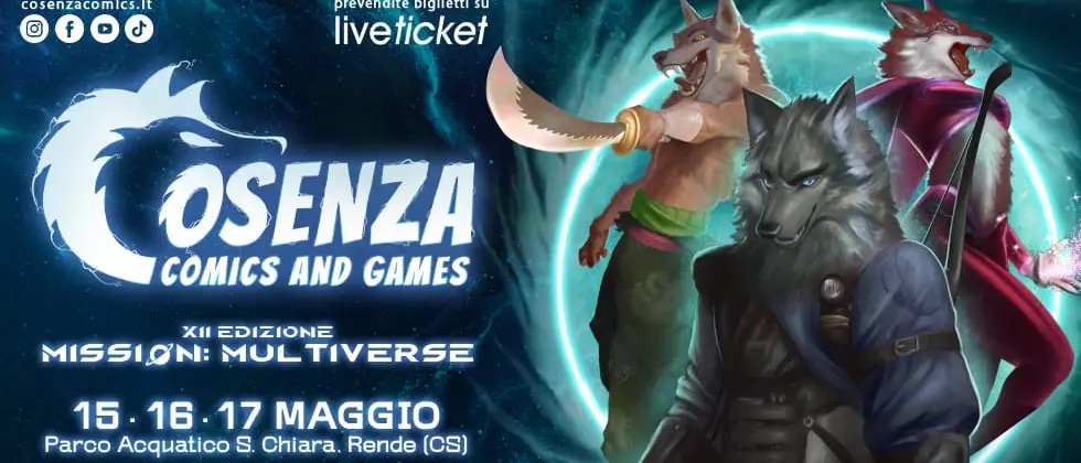 Cosenza Comics and Games 2026, tutto pronto per la nuova edizione “Mission: Multiverse”\n