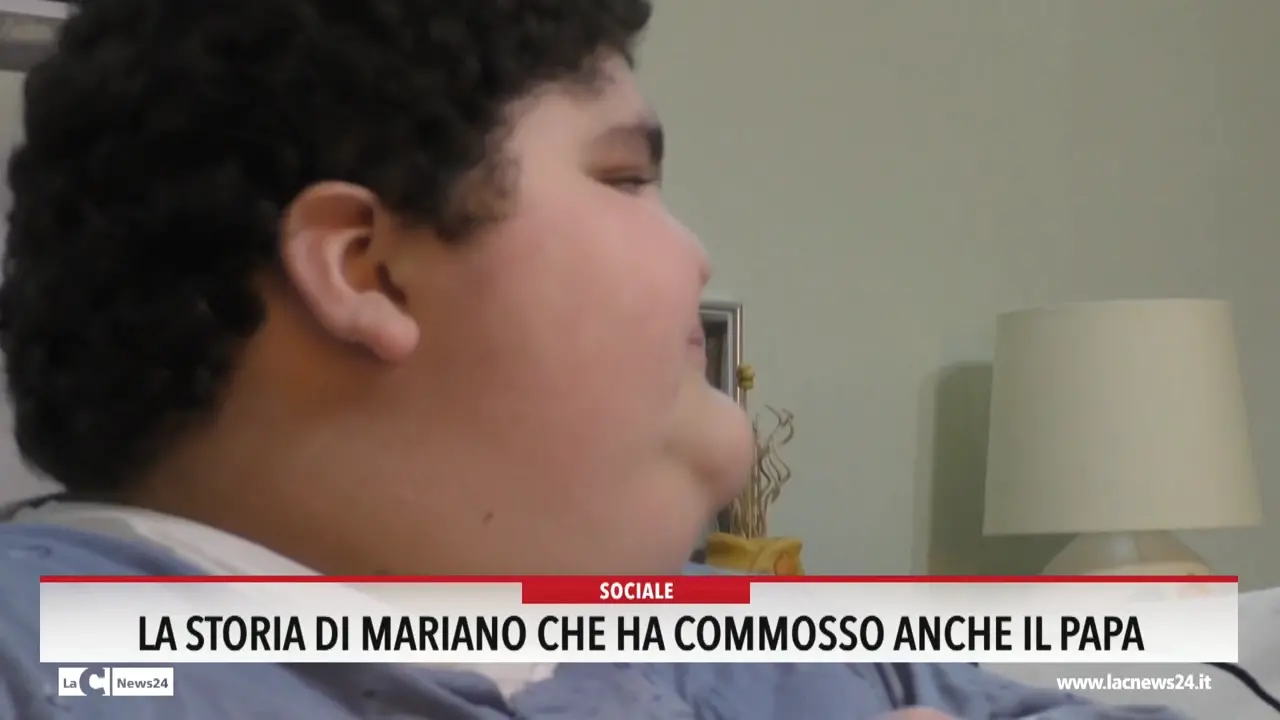 La storia di Mariano che ha commosso anche il Papa