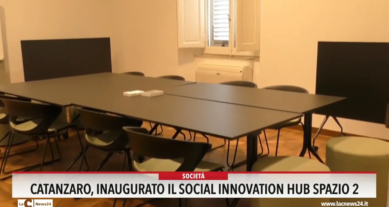 Catanzaro, inaugurato il Social innovation hub Spazio 2