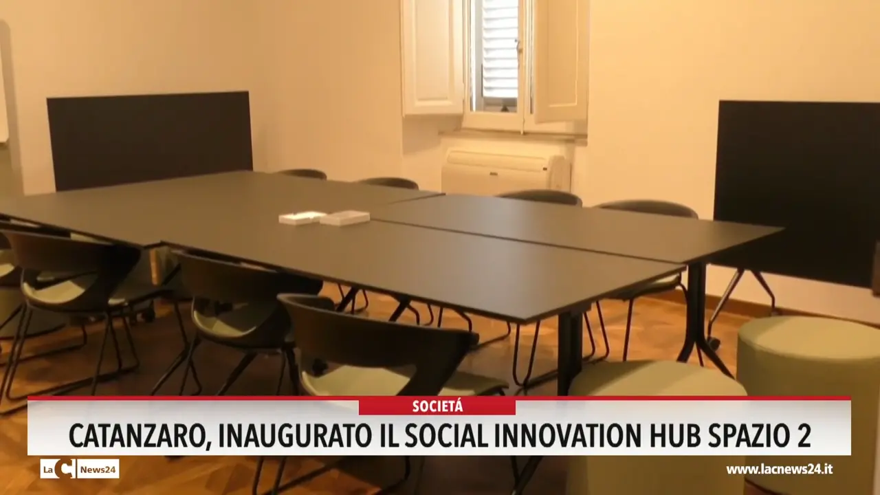 Catanzaro, inaugurato il Social innovation hub Spazio 2