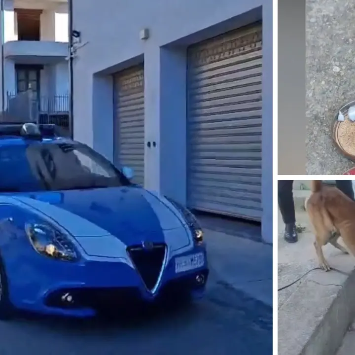 Blitz della Polizia a Cassano all’Ionio,\u00A0sequestrati\u00A060 grammi di eroina e\u00A0cocaina | VIDEO\n