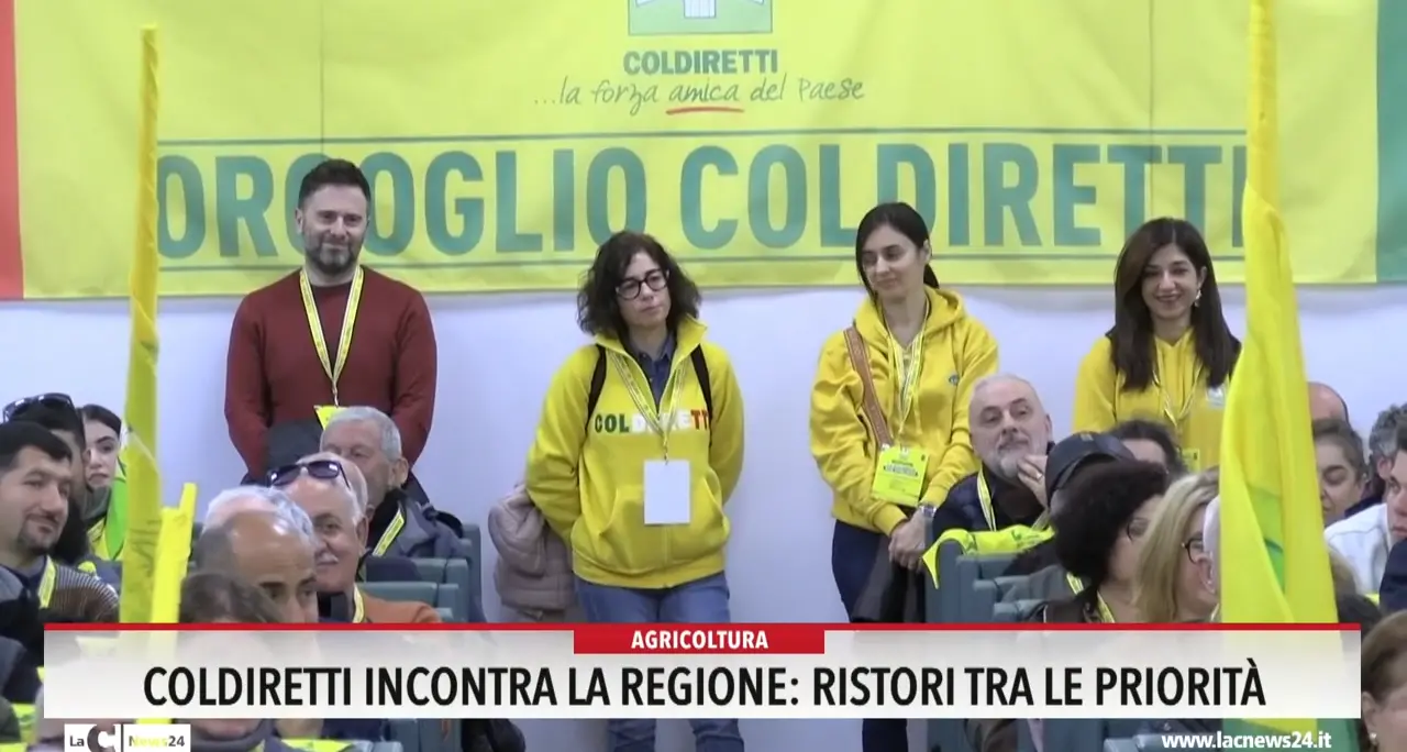 Coldiretti incontra la Regione: ristori tra le priorità