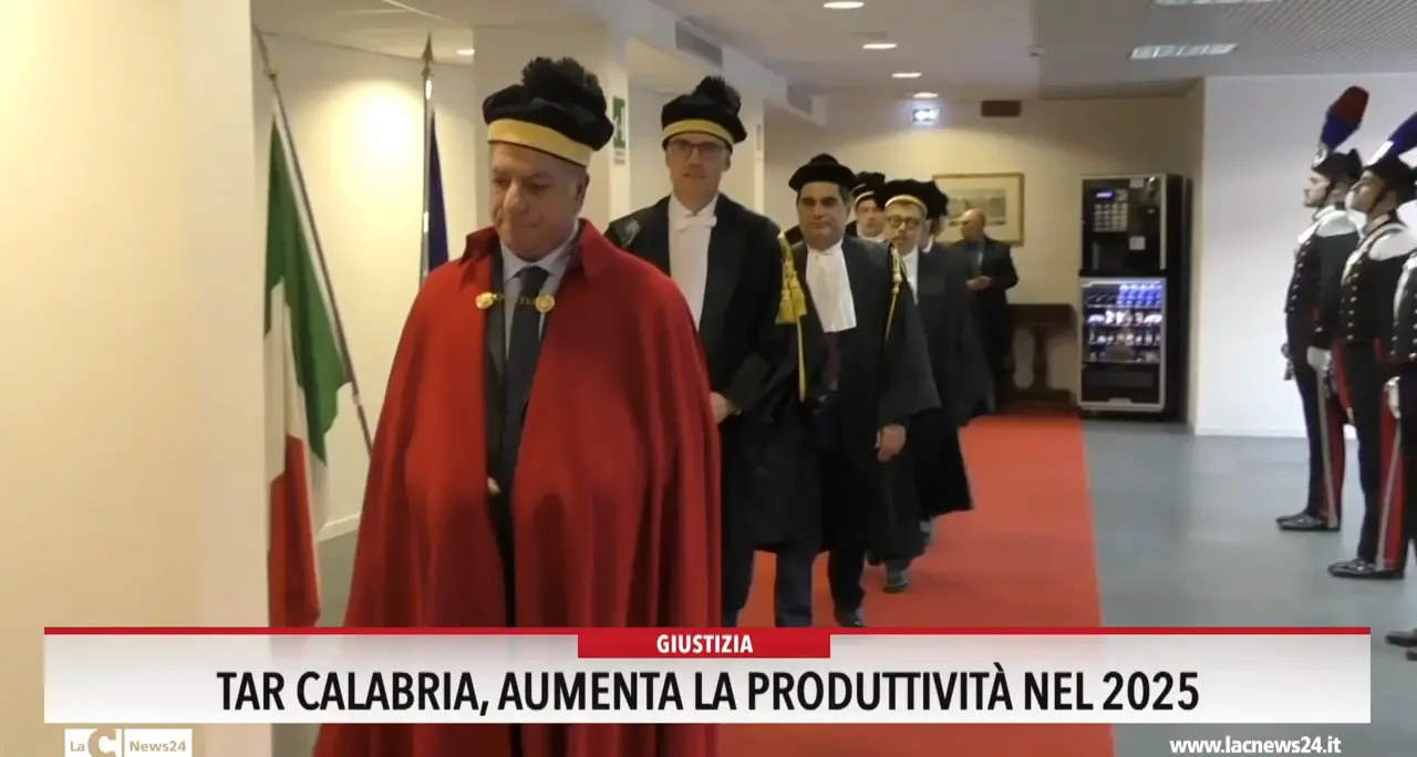 Tar Calabria, aumenta la produttività nel 2025