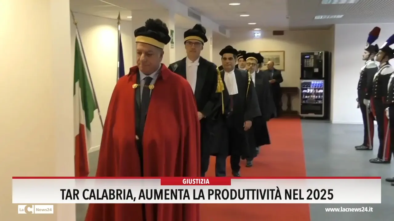 Tar Calabria, aumenta la produttività nel 2025