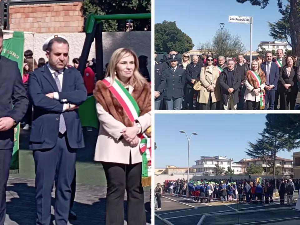 A Gioia Tauro intitolata una piazza al giudice antimafia Livatino, il sindaco Scarcella: «Voglia di riscatto. Qui tanta gente perbene»