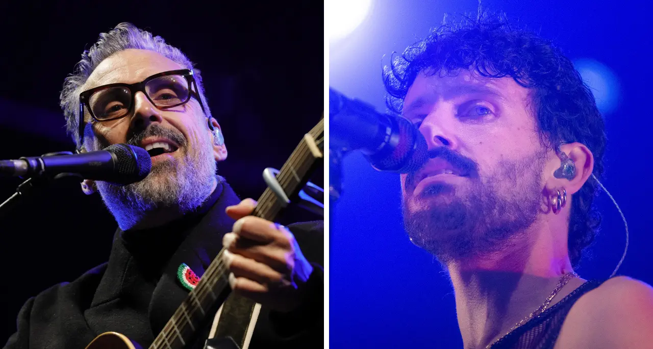 <p><span style=\"color:hsl(0, 75%, 60%);\">Calabria protagonista</span> nella serata delle cover: Brunori Sas con Maria Antonietta e Colombre, Aiello duetta con Leo Gassmann</p>