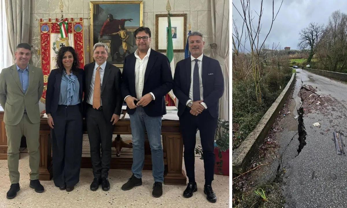 Mendicino, Cerisano, Castrolibero e Marano: confronto istituzionale dopo il crollo sulla Sp 81\n