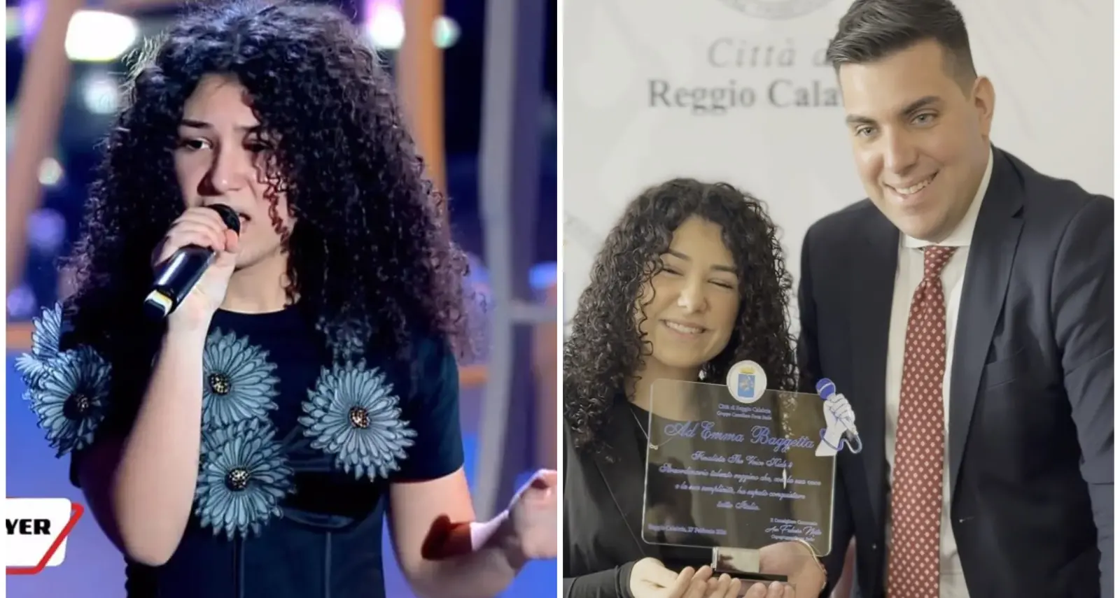 Reggio abbraccia Emma Baggetta: premiata la giovane finalista di The Voice Kids 4\n