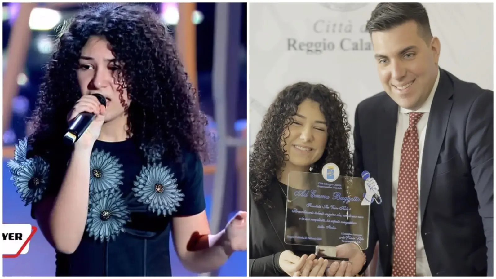 Reggio abbraccia Emma Baggetta: premiata la giovane finalista di The Voice Kids 4\n