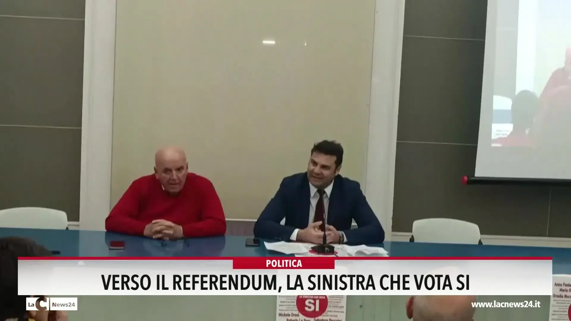 Verso il referendum, la sinistra che vota Si