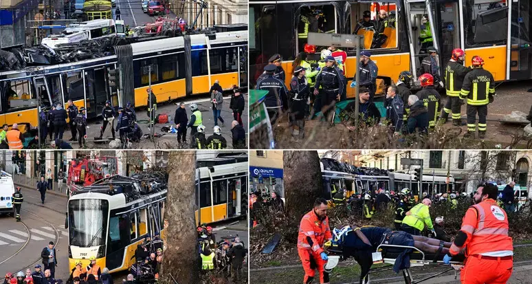 Deraglia un tram a Milano: due morti e 39 feriti. Un passeggero: «Ho pensato al terremoto»\n