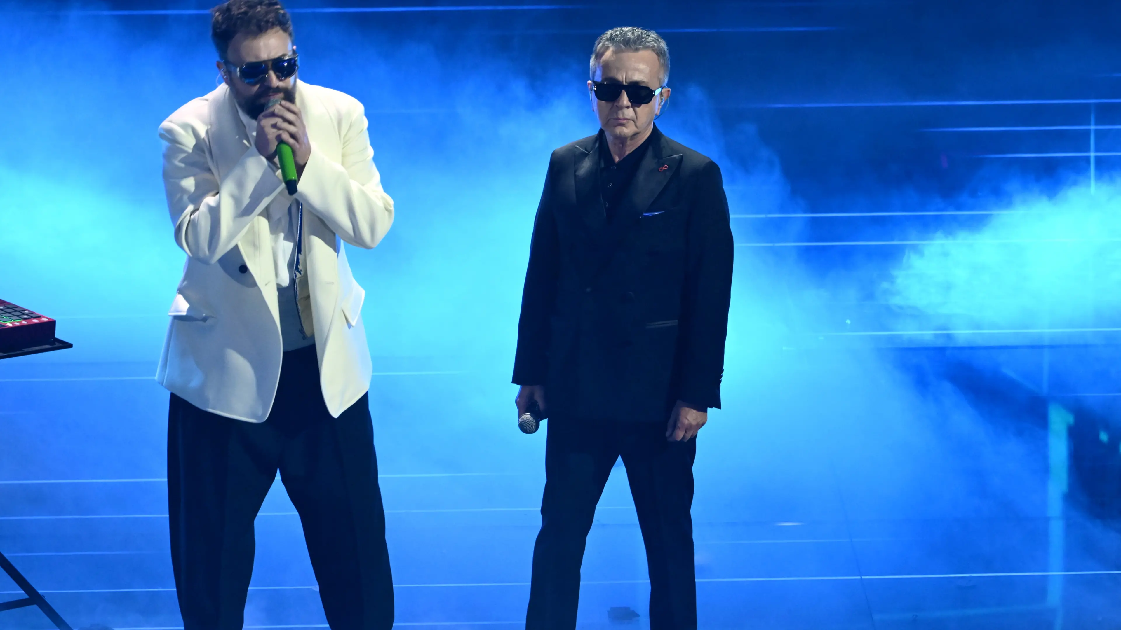 Sanremo, 76\\u00B0 Festival della Canzone Italiana - quarta serata Nella foto Pupo, Dargen D\\u2019Amico , Pool Sanremo 02