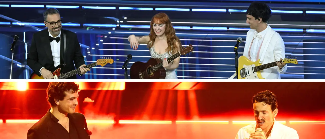 Aiello e Brunori Sas: la Calabria che vibra sul palco di Sanremo\n