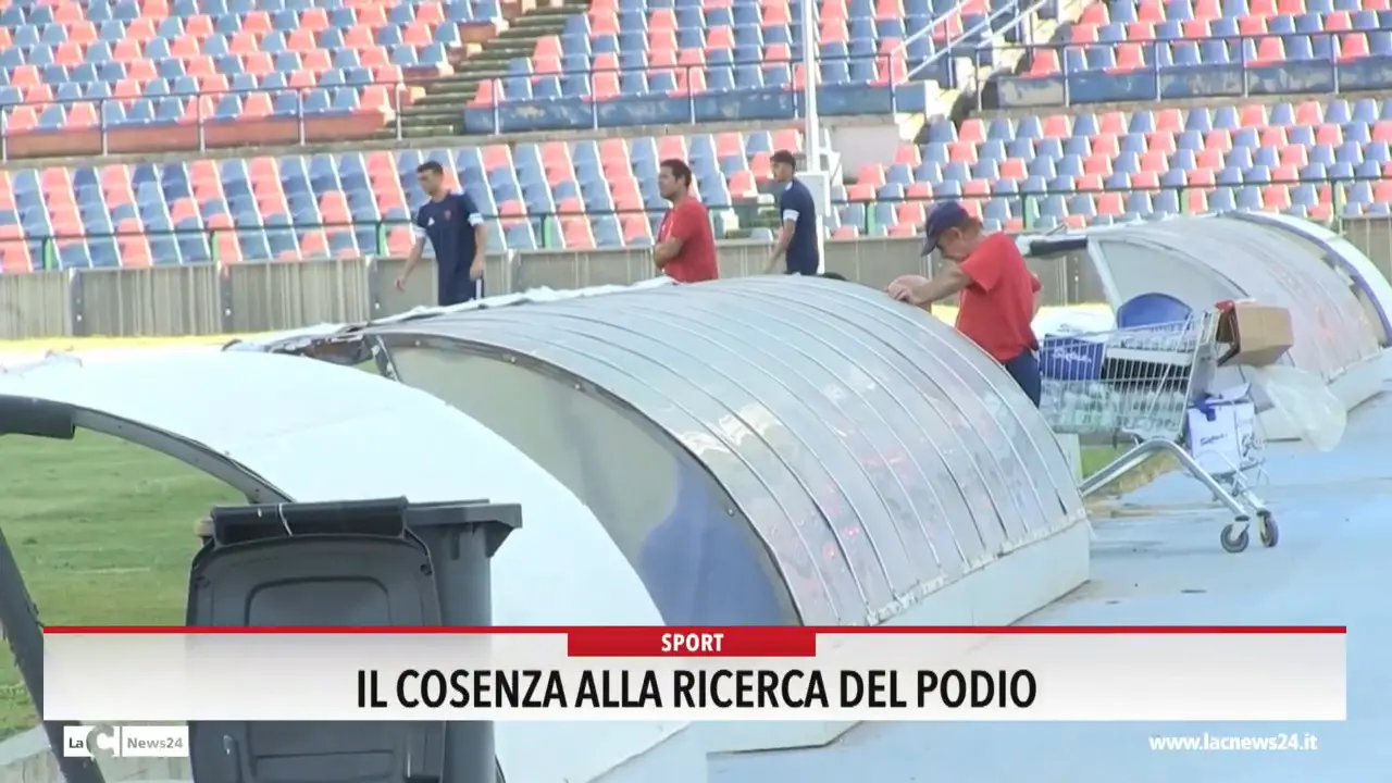 Il Cosenza alla ricerca del podio