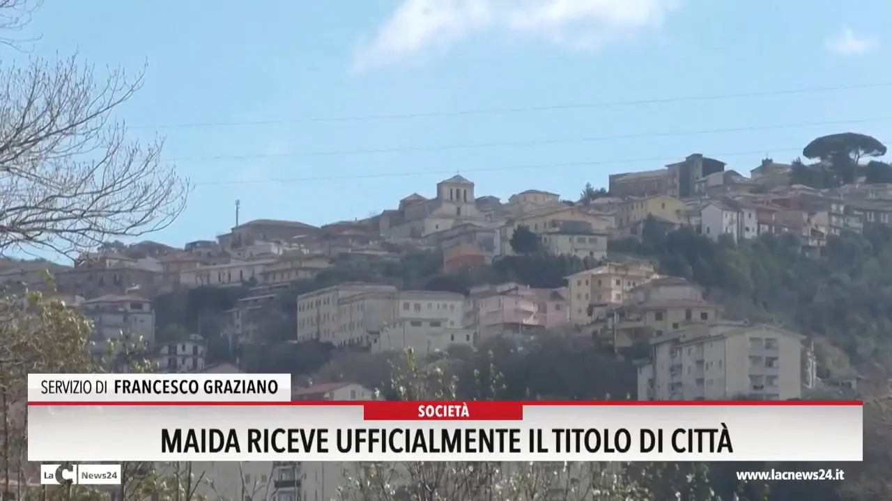 Maida riceve ufficialmente il titolo di città