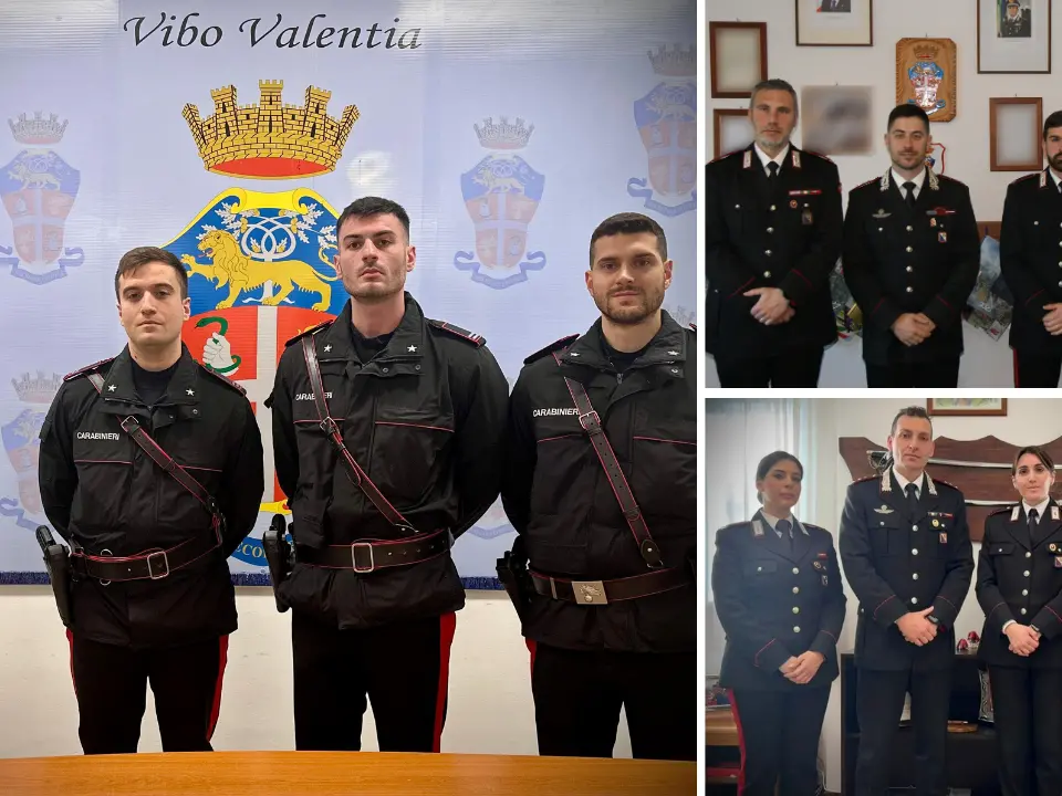 Carabinieri Vibo: quindici marescialli salgono di grado tra incarichi di comando e nuovi ruoli operativi