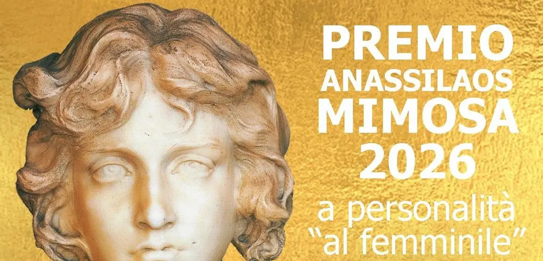 Premio Anassilaos Mimosa 2026 sabato 7 marzo al consiglio Regionale\u00A0\n