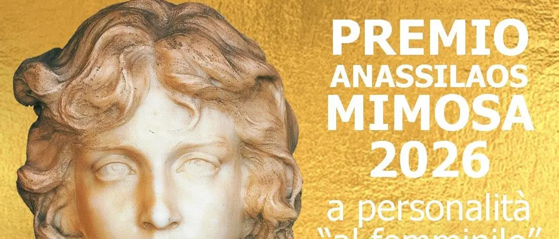 Premio Anassilaos Mimosa 2026 sabato 7 marzo al consiglio Regionale\u00A0\n