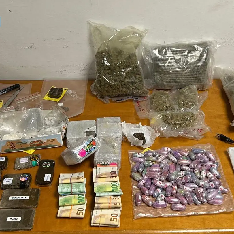 Cosenza, operazioni della Polizia di Stato: quattro arresti, dodici denunce e sequestri di droga per oltre 8 chili\n