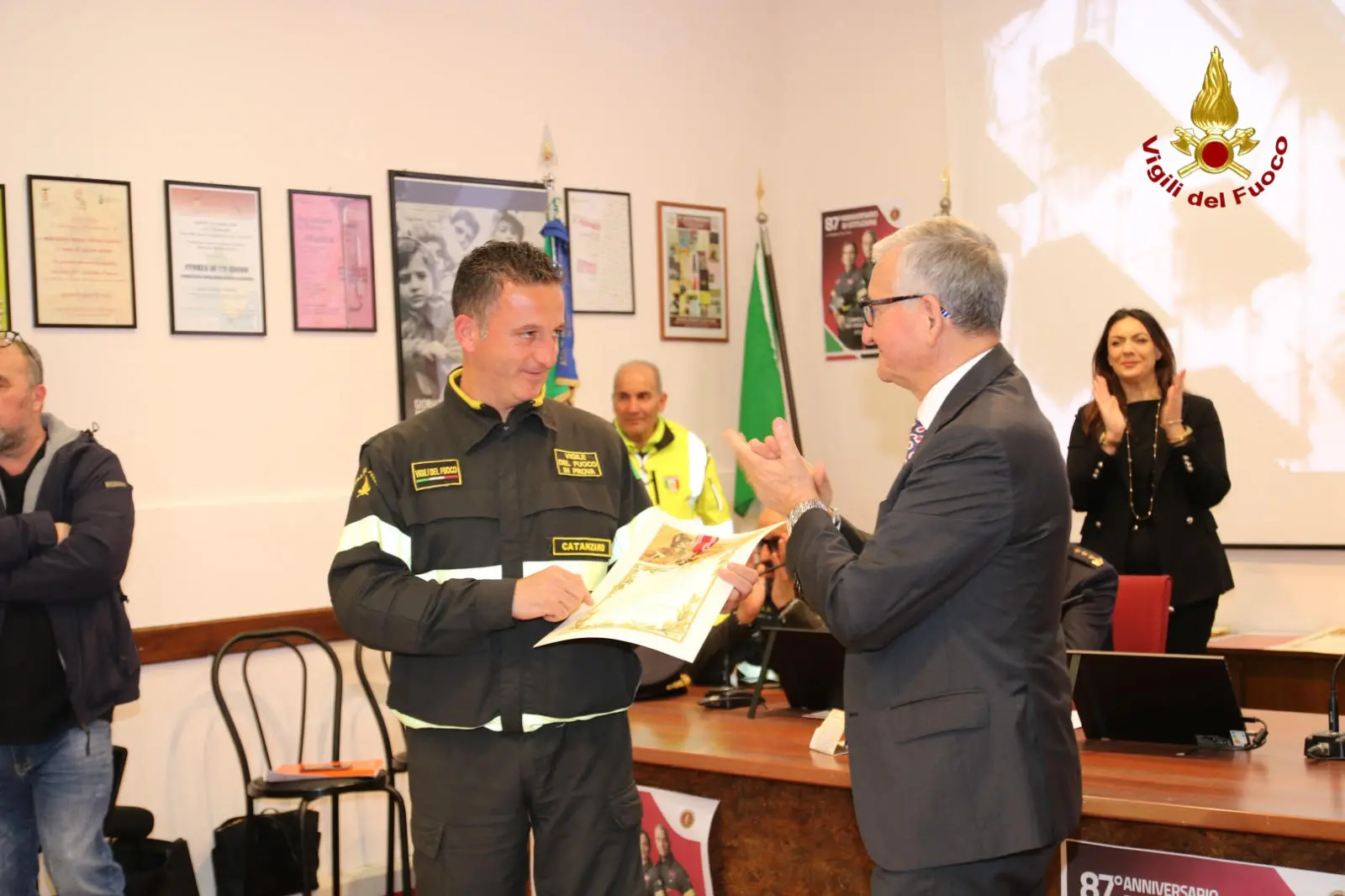 Istituzione del Corpo Nazionale dei Vigili del Fuoco, conclusi a Catanzaro i festeggiamenti per l’87° anniversario\n