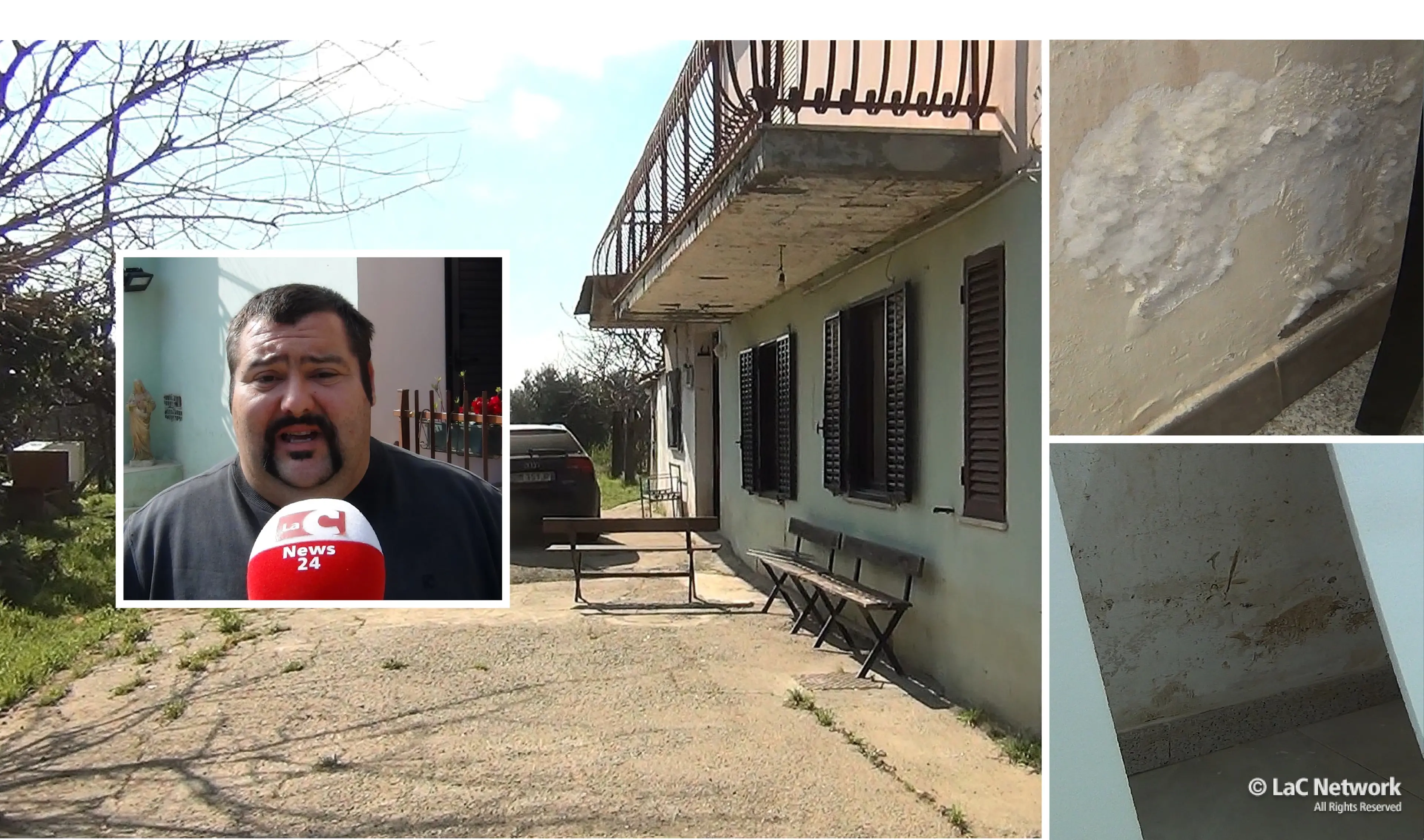 La sua casa devastata dalla piena del Crati, il disperato appello di Giuseppe: «Ho perso tutto, non vado via ma serve aiuto»