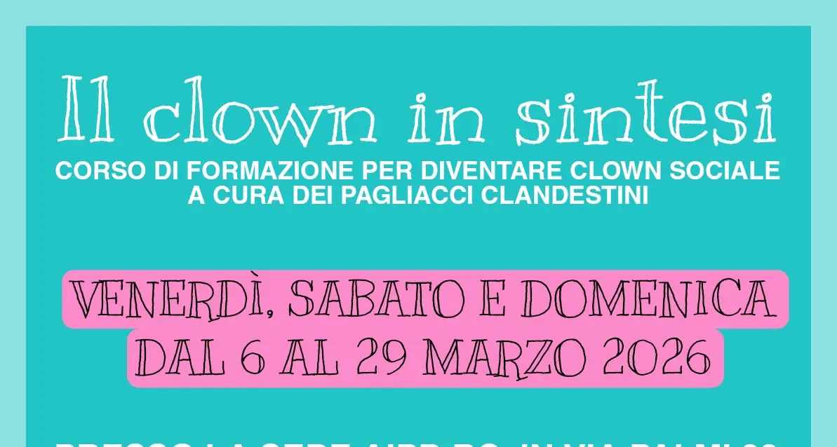 Reggio, i\u00A0Pagliacci Clandestini tornano in scena con “Il clown in sintesi”\n
