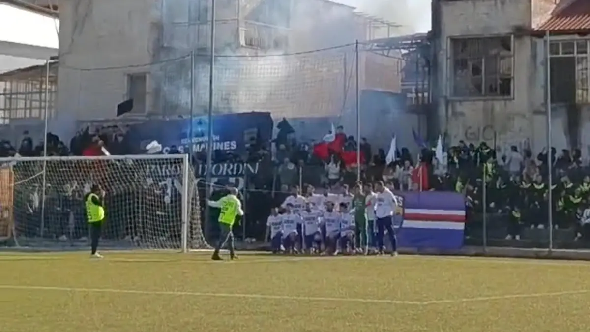 A Gioia Tauro grande affluenza di pubblico per la partita Marines\u00A0– Sinopolese finita 1-1