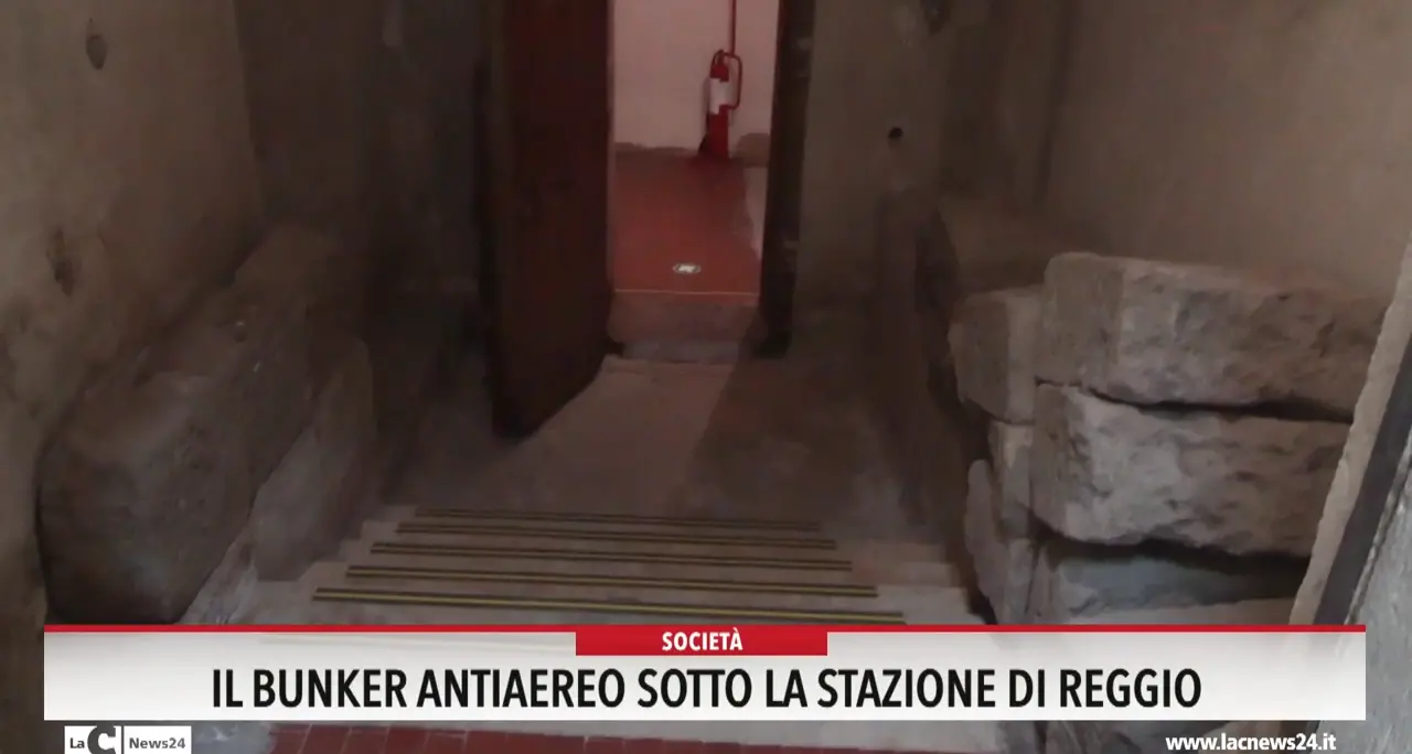 Il Bunker antiaereo sotto la stazione di Reggio