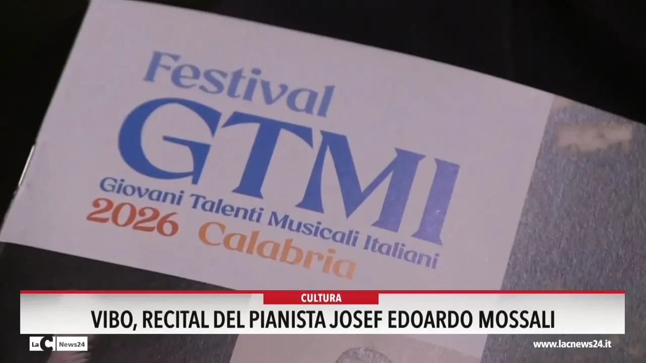 A Vibo il recital del pianista Josef Edoardo Mossali