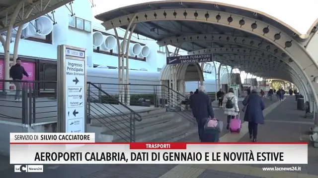 Aeroporti Calabria, dati di gennaio le novità estive
