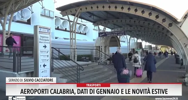 Aeroporti Calabria, dati di gennaio le novità estive