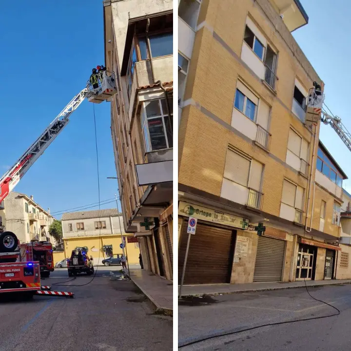 Vibo, paura in via Jan\u00A0Palach per l’incendio di un’abitazione: durante l’intervento evacuati i residenti dello stabile\n