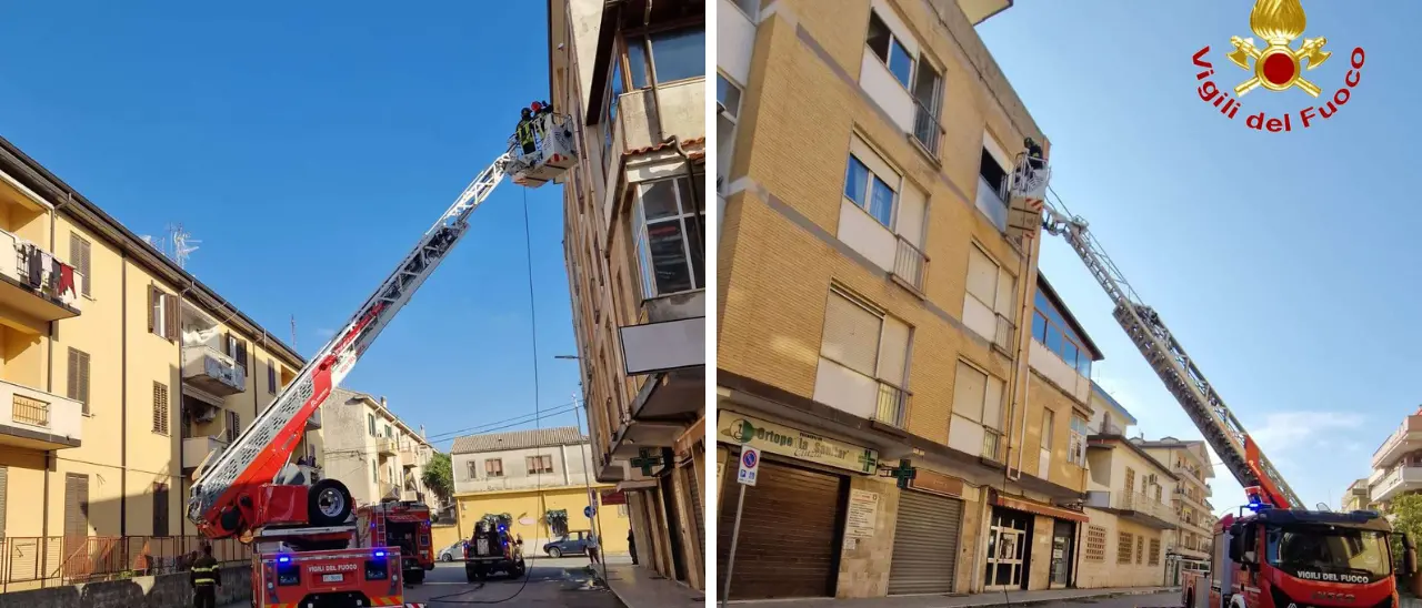 Vibo, paura in via Jan\u00A0Palach per l’incendio di un’abitazione: durante l’intervento evacuati i residenti dello stabile\n