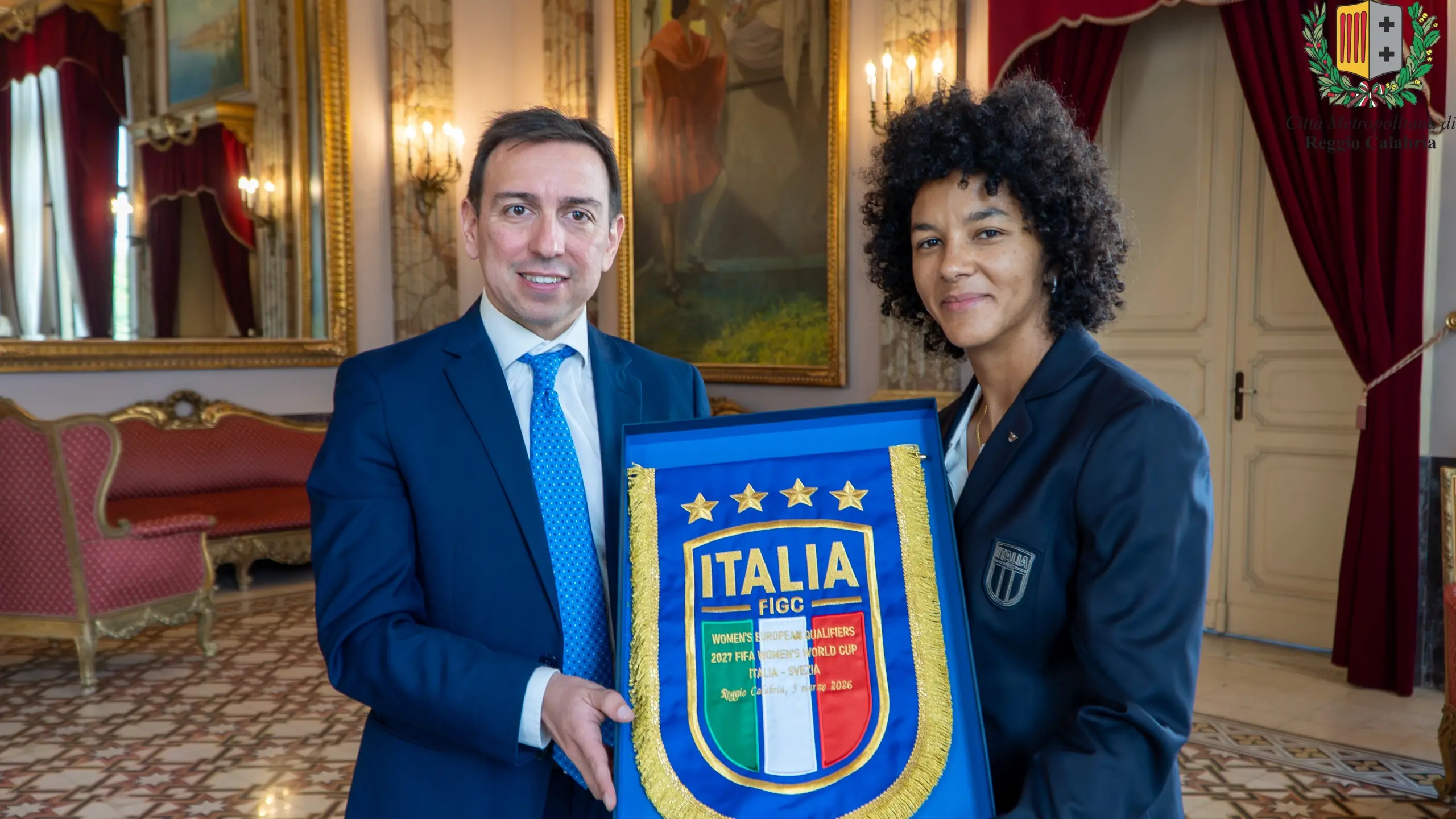 Italia-Svezia al Granillo, Reggio accoglie le Azzurre: a Palazzo Alvaro l’incontro con Sara Gama\n
