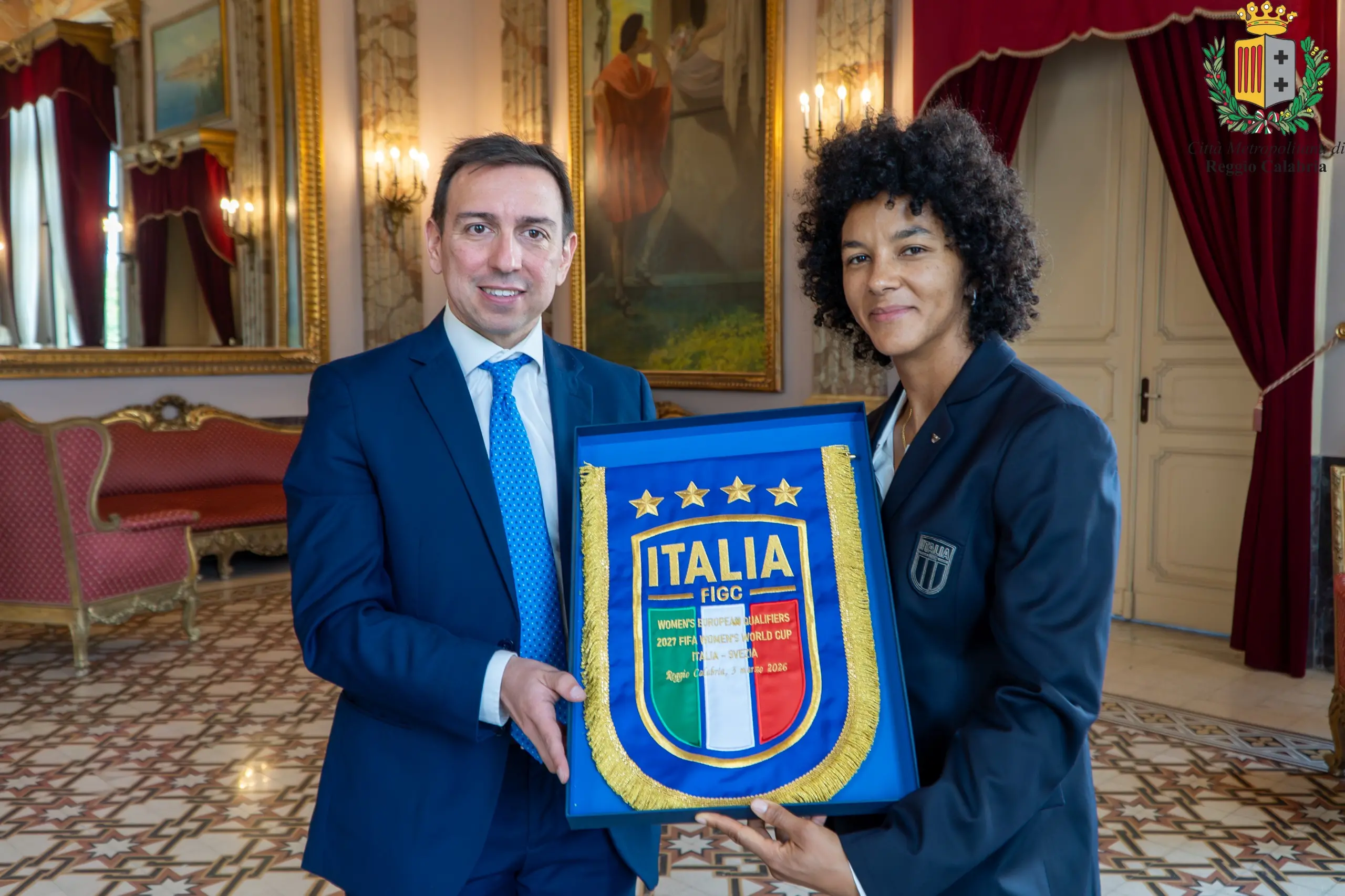 Italia-Svezia al Granillo, Reggio accoglie le Azzurre: a Palazzo Alvaro l’incontro con Sara Gama\n