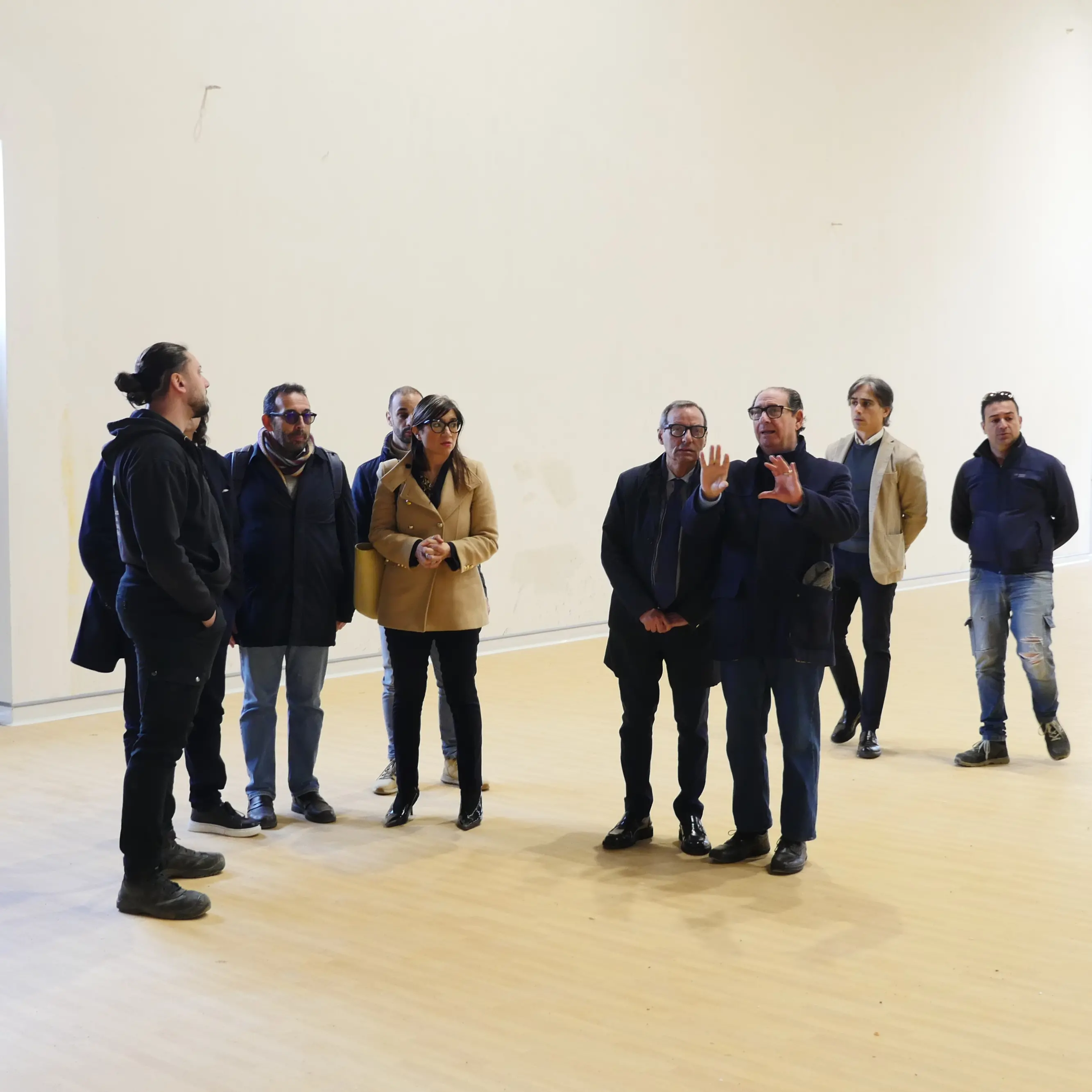 Centro sportivo polivalente di San Giovannello, Battaglia: «Sopralluogo per verificare lo stato di avanzamento dei lavori»\n