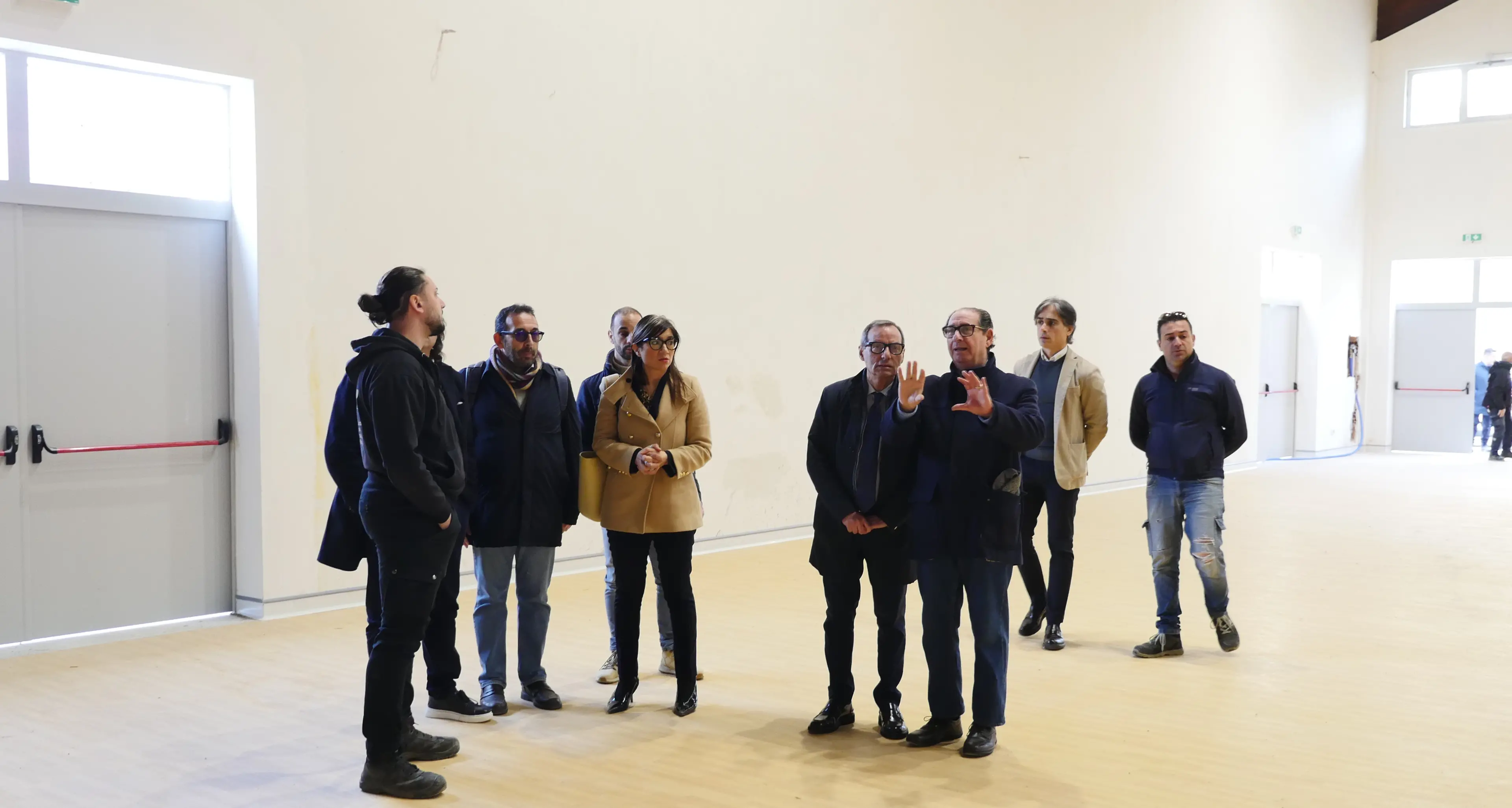 Centro sportivo polivalente di San Giovannello, Battaglia: «Sopralluogo per verificare lo stato di avanzamento dei lavori»\n