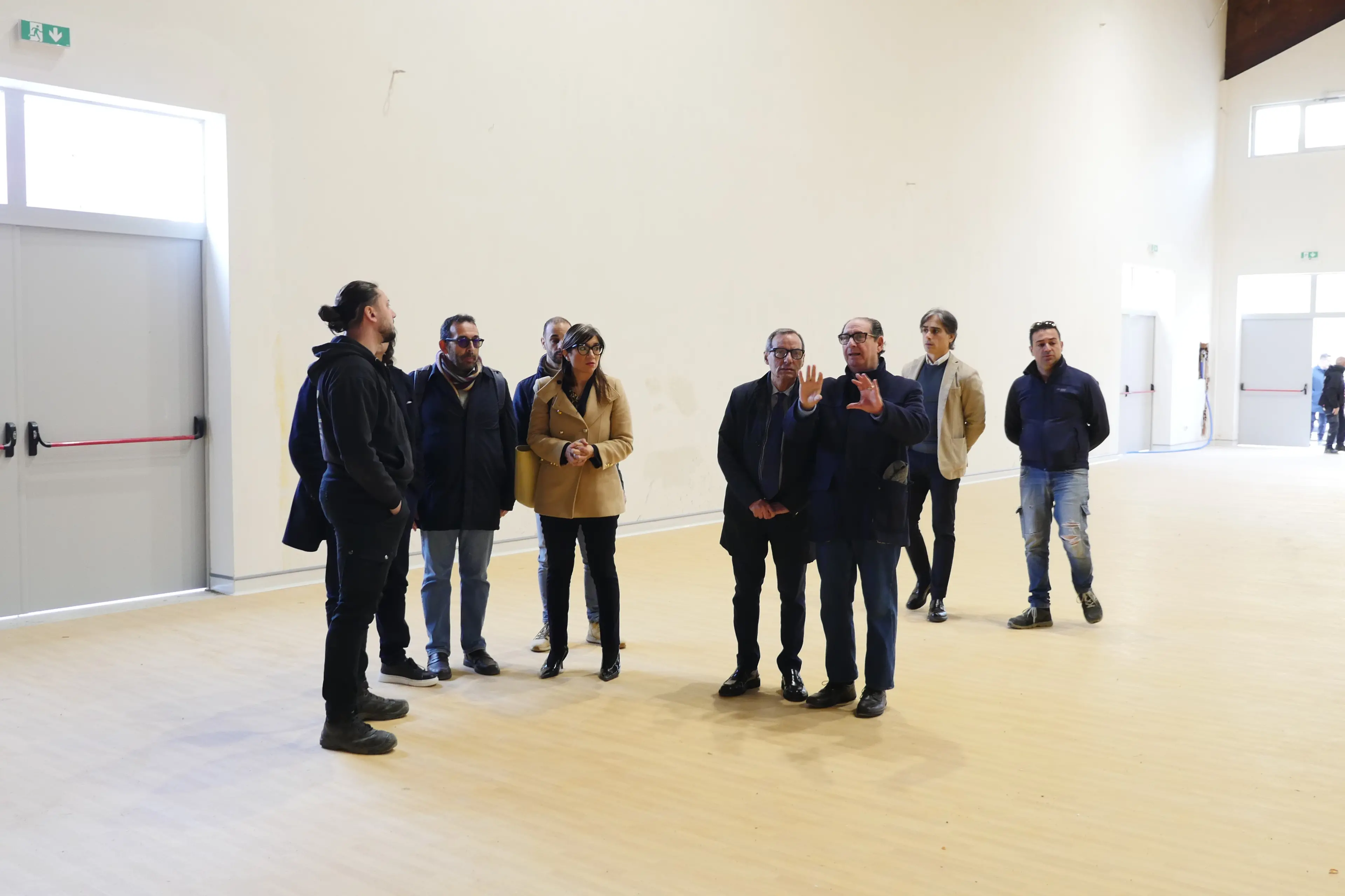 Centro sportivo polivalente di San Giovannello, Battaglia: «Sopralluogo per verificare lo stato di avanzamento dei lavori»\n