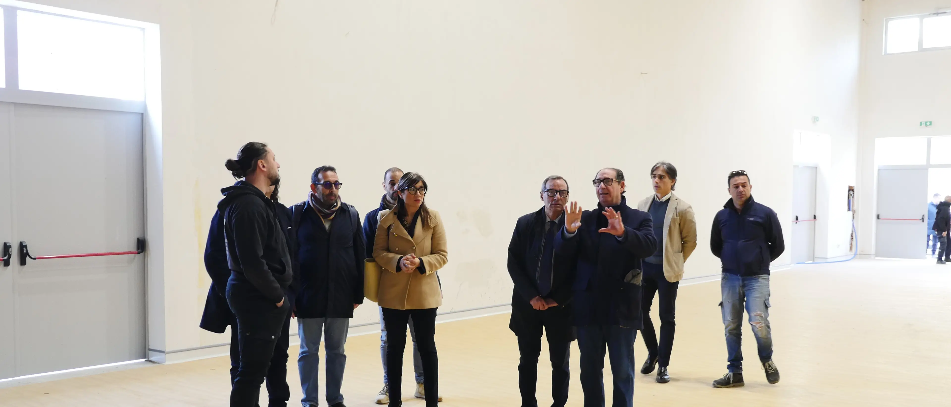 Centro sportivo polivalente di San Giovannello, Battaglia: «Sopralluogo per verificare lo stato di avanzamento dei lavori»\n