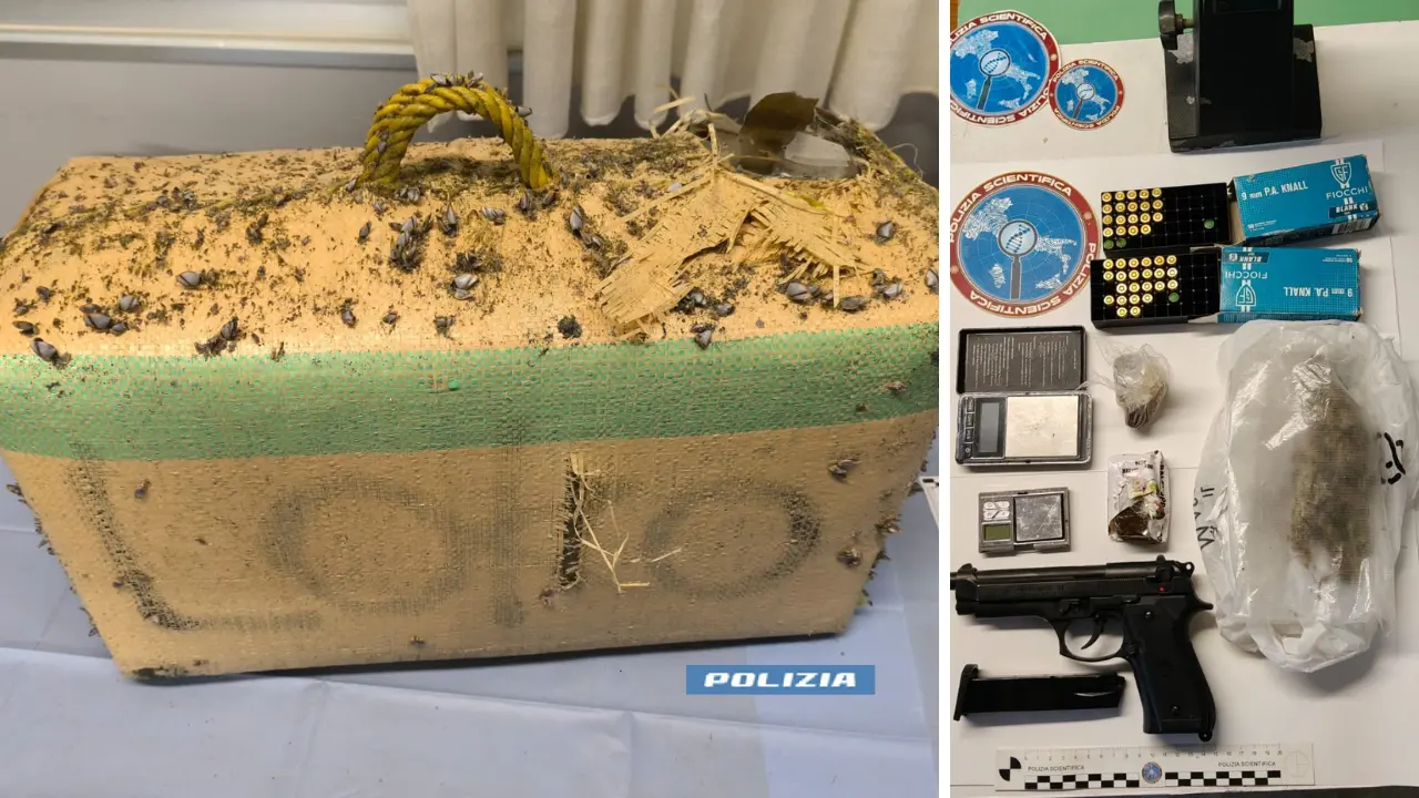 Sequestrati quasi 40 chili di hashish a Gizzeria, trovati 360 panetti in un pacco recuperato in riva al mare\n