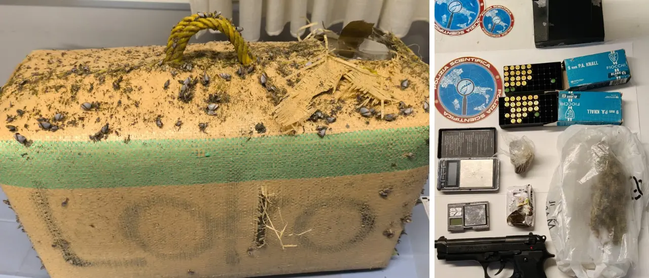 Sequestrati quasi 40 chili di hashish a Gizzeria, trovati 360 panetti in un pacco recuperato in riva al mare\n