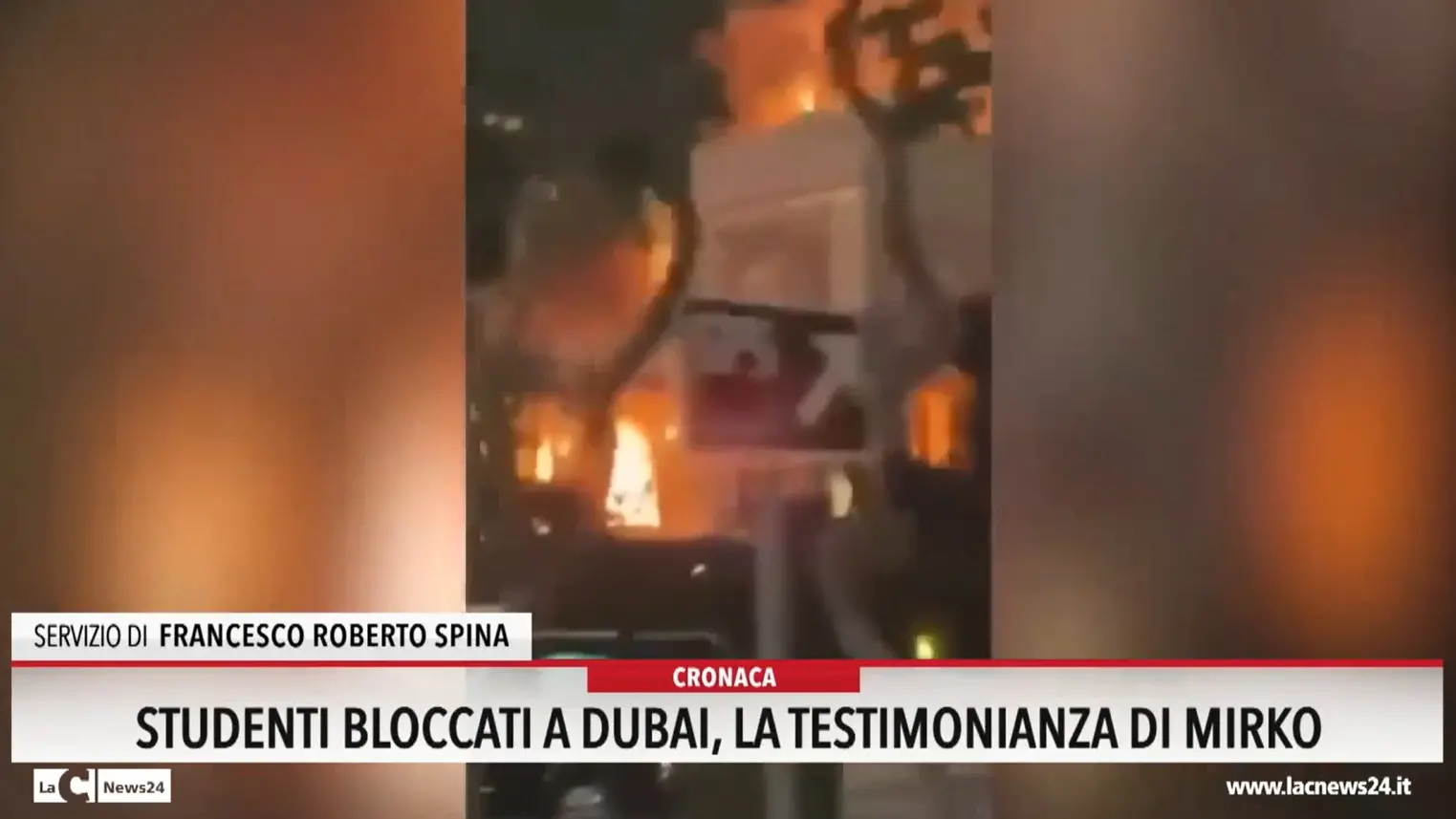 Studenti bloccati a Dubai, la testimonianza di Mirko