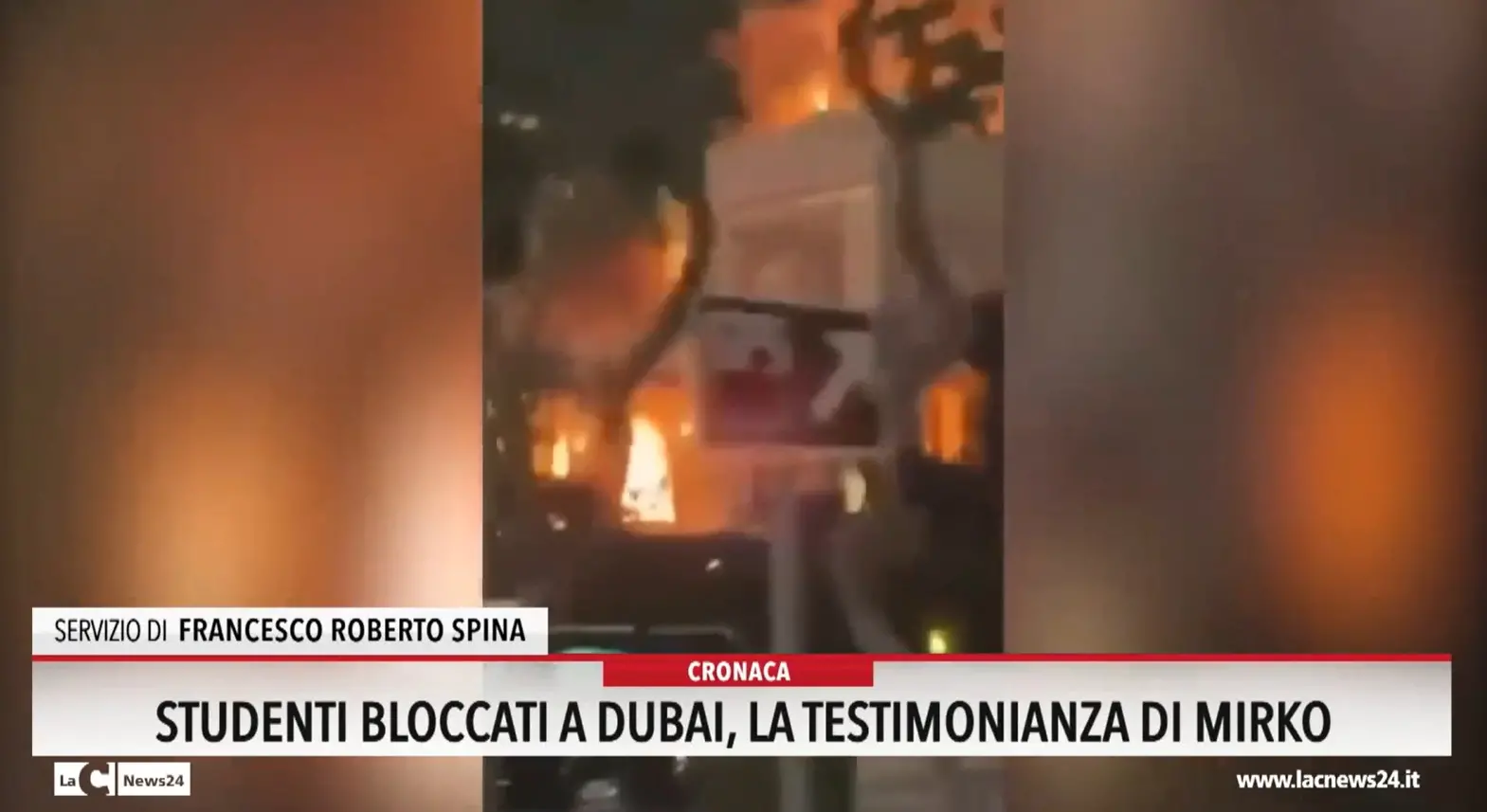 Studenti bloccati a Dubai, la testimonianza di Mirko