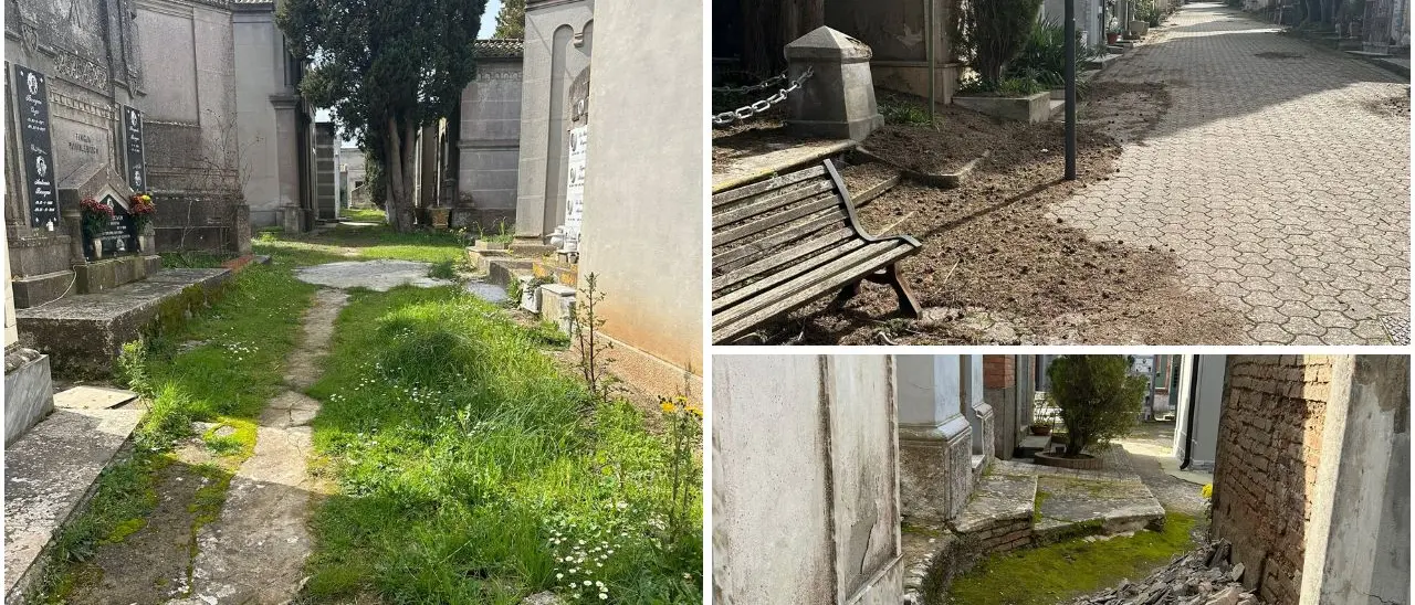 Cuore Vibonese denuncia il degrado dei cimiteri: «Situazione insostenibile in tutte le strutture comunali» –\u00A0VIDEO\n