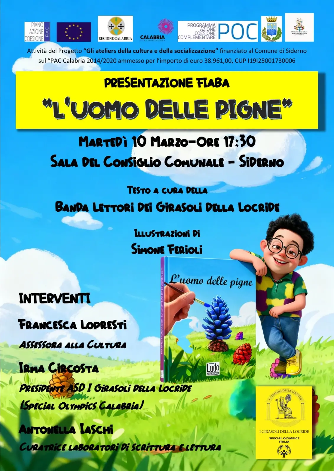 A Siderno la presentazione del libro\u00A0“L’uomo delle pigne”\n