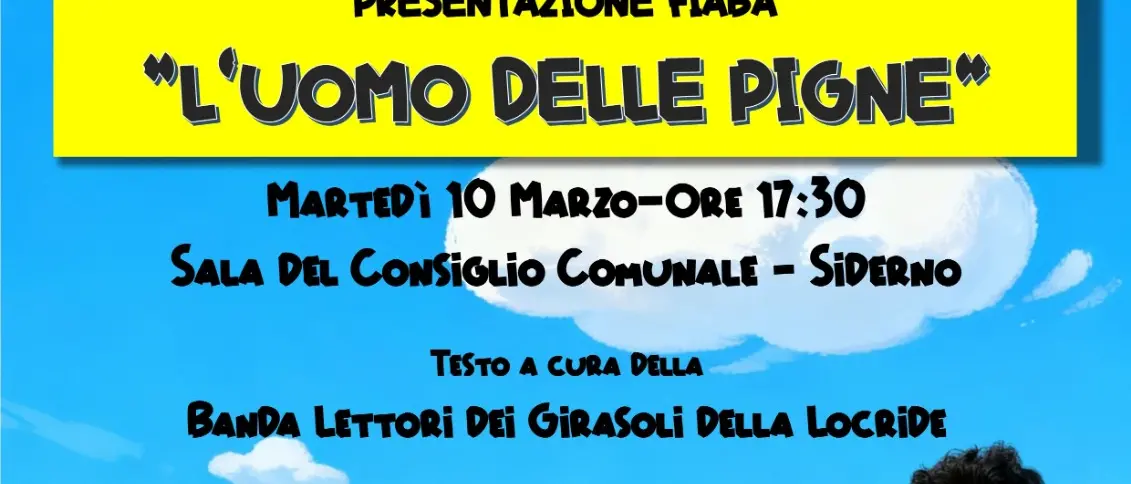 A Siderno la presentazione del libro\u00A0“L’uomo delle pigne”\n